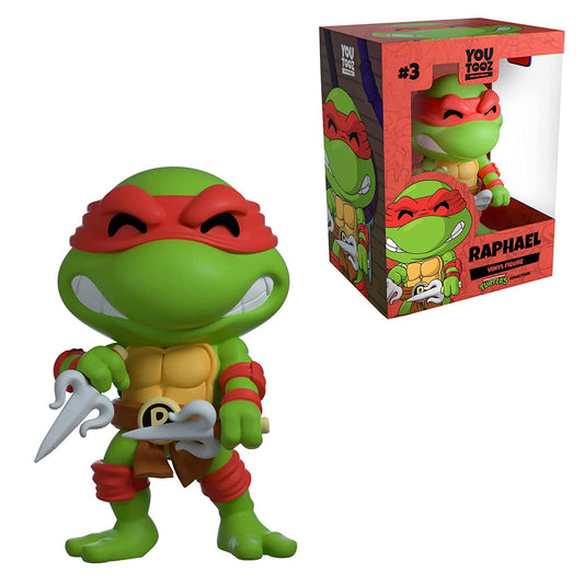 Youtooz Raphael TMNT Action Figure 4.2" Inch TMNT Raphael Vinyl Figure Collectible Raphael Teenage Mutant Ninja Turtles Figure Teenage Mutant Ninja Turtles Collection