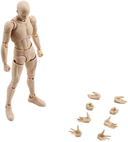 INSO Body-kun Action Figure Set Action Figure Models for Artists 5.9 Inch (Skin)