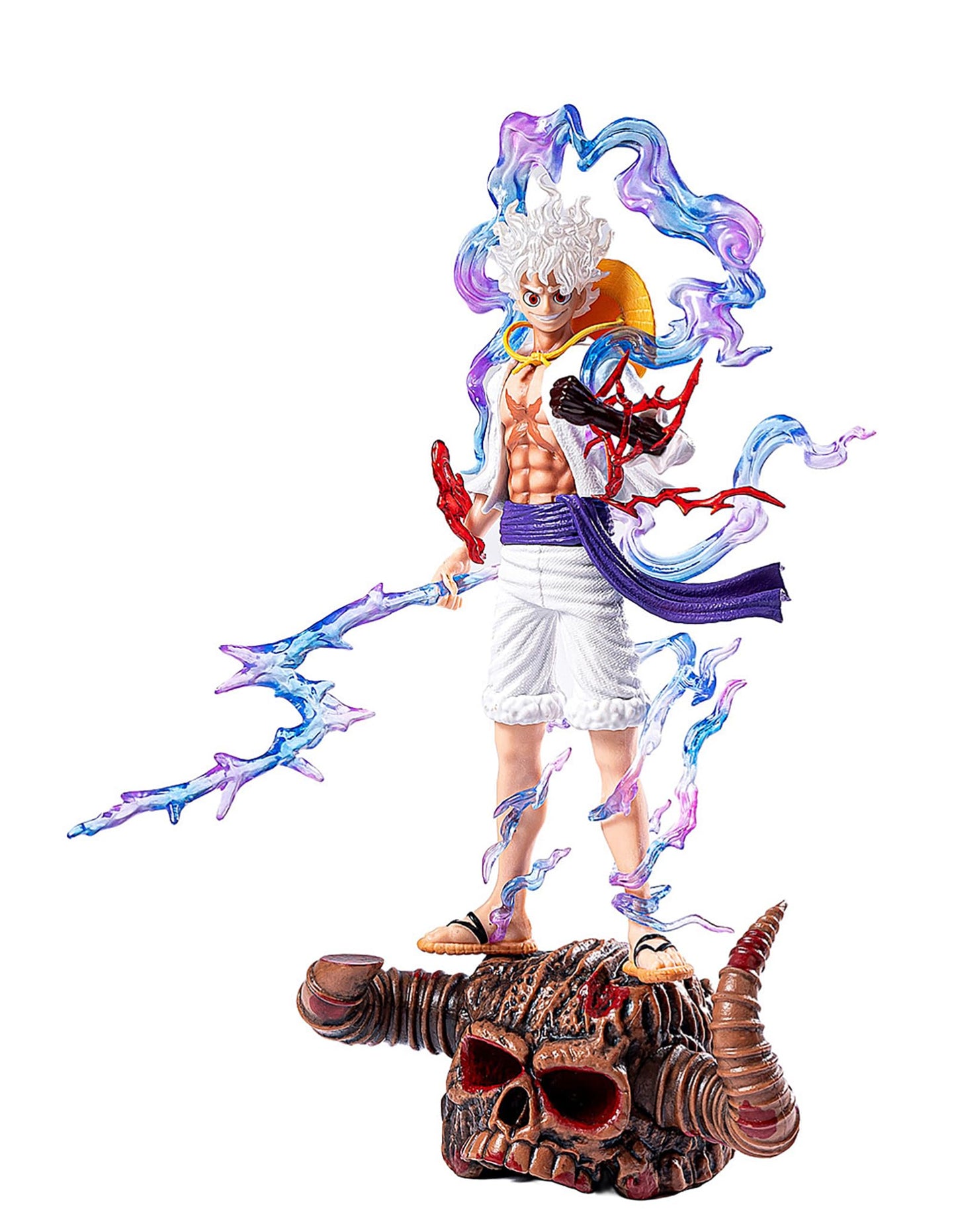 LESESOBE Luffy Figure Gear 5 Luffy Action Figure Statues Figurine Birthday Gifts PVC 9.4"