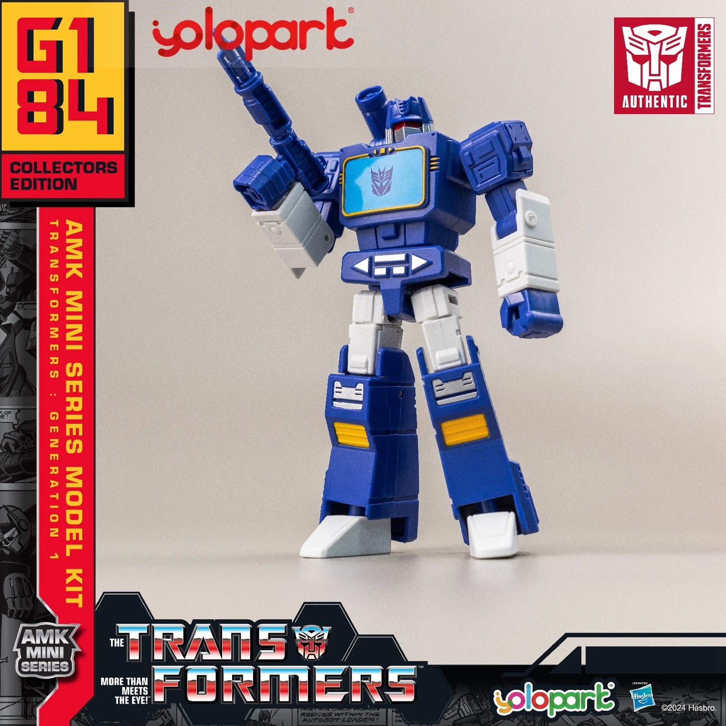 YOLOPARK Transformers Action Figures Toys 12cm/4.72 G1 Action Figures Optimus Prime Megatron Bumblebee Soundwave Starscream