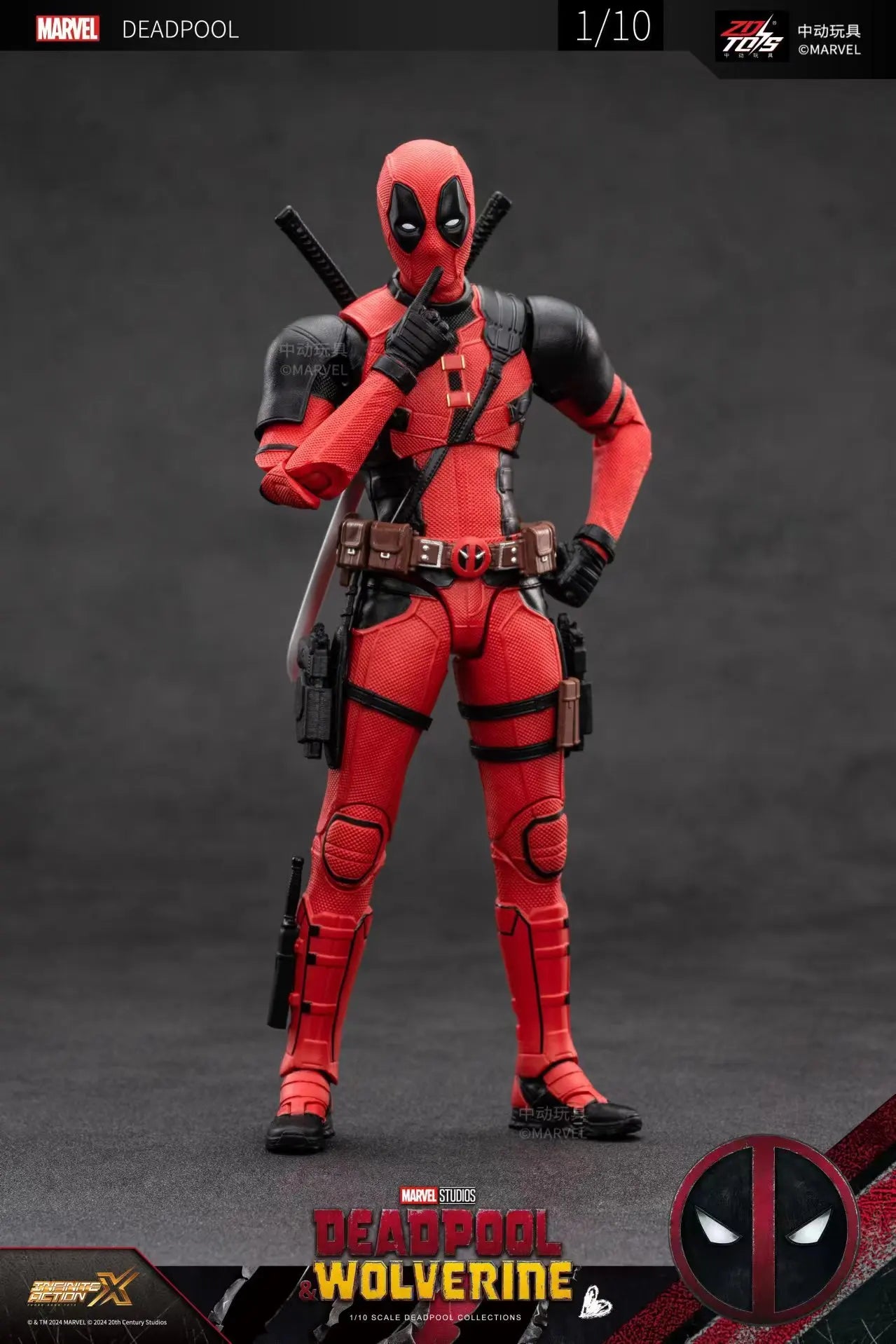 2024 movies Deadpool & Wolverine Figures ZD Toys DDeadpool & Friend Collection Adult Action Figures Kids Gift