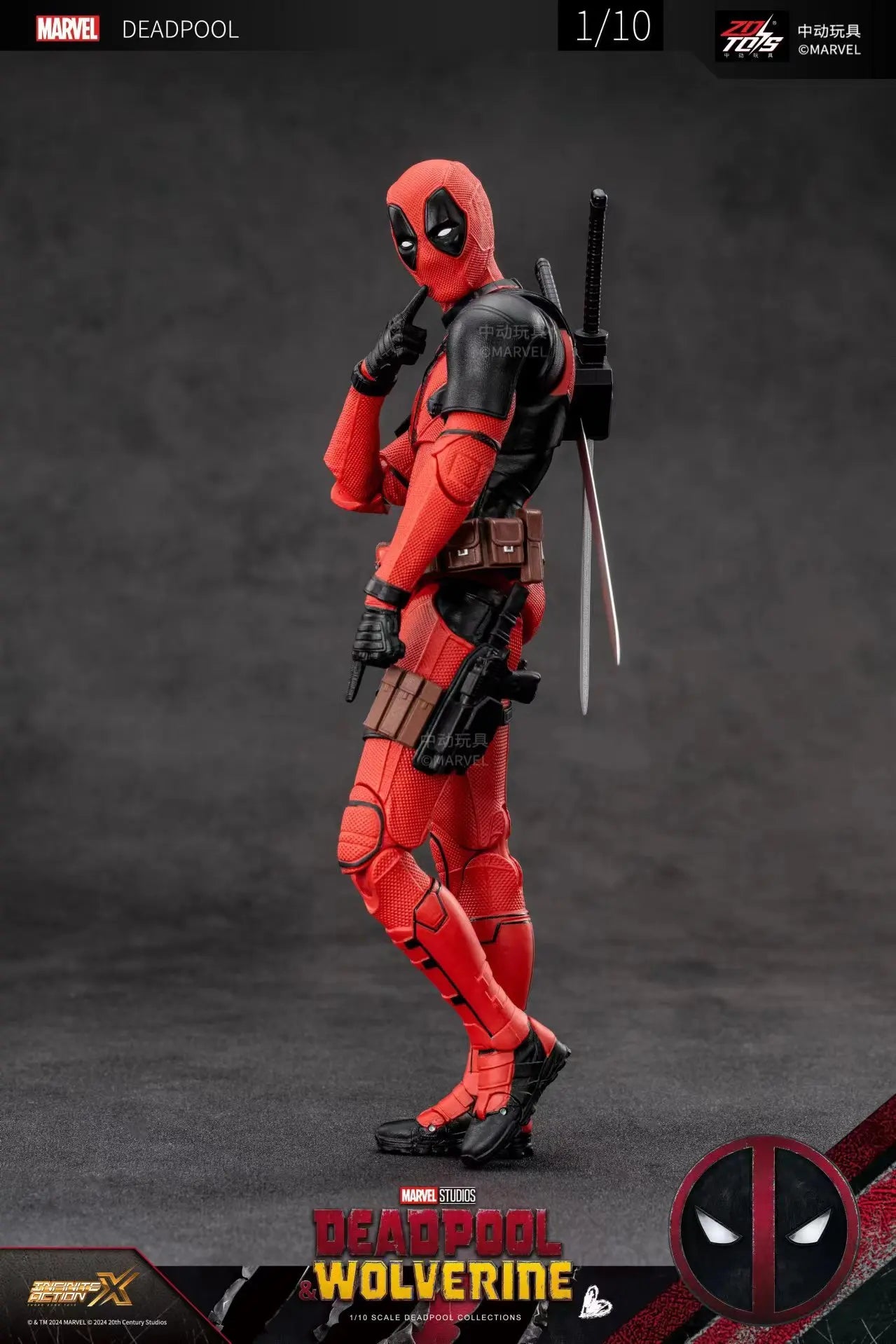 2024 movies Deadpool & Wolverine Figures ZD Toys DDeadpool & Friend Collection Adult Action Figures Kids Gift