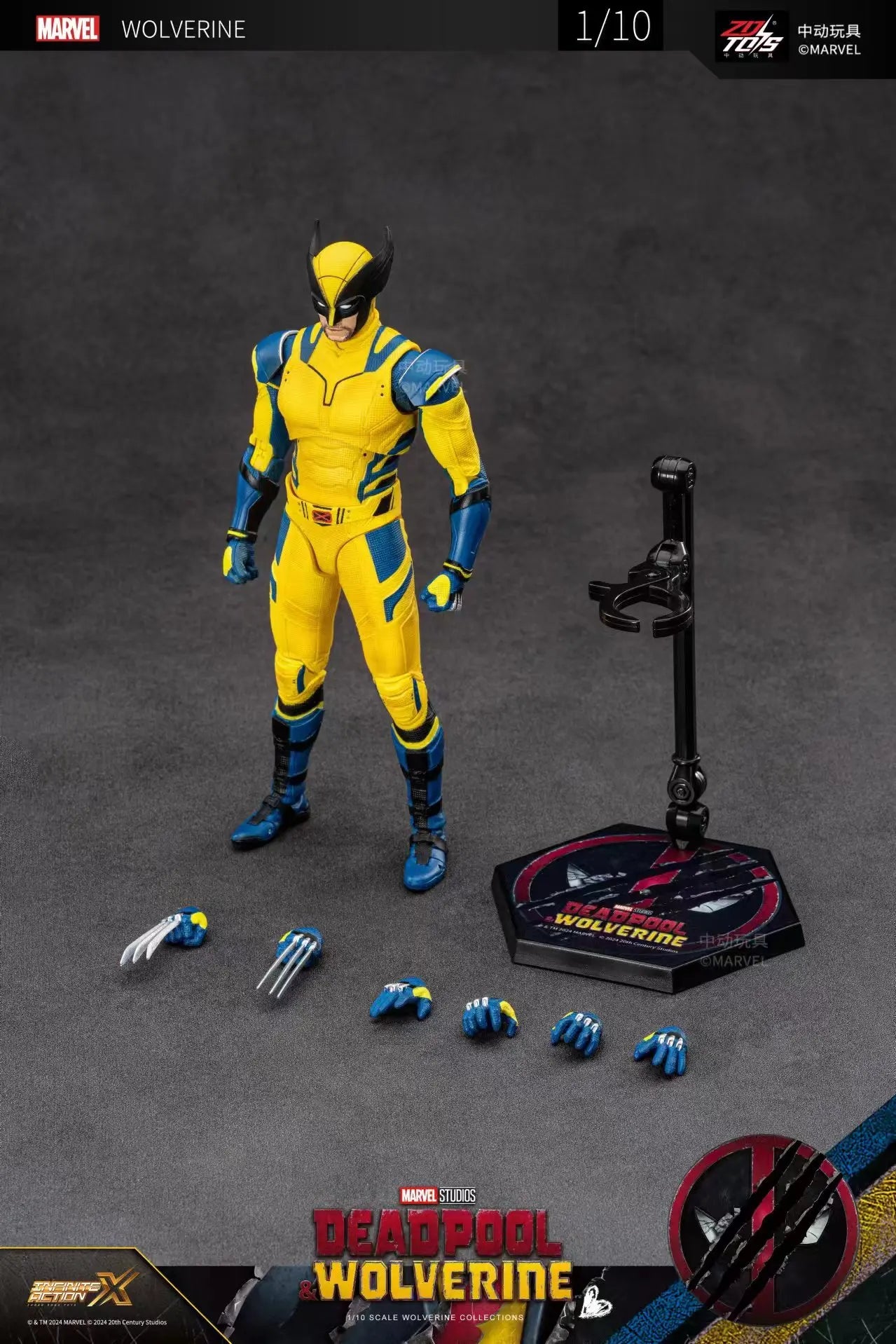 2024 movies Deadpool & Wolverine Figures ZD Toys DDeadpool & Friend Collection Adult Action Figures Kids Gift