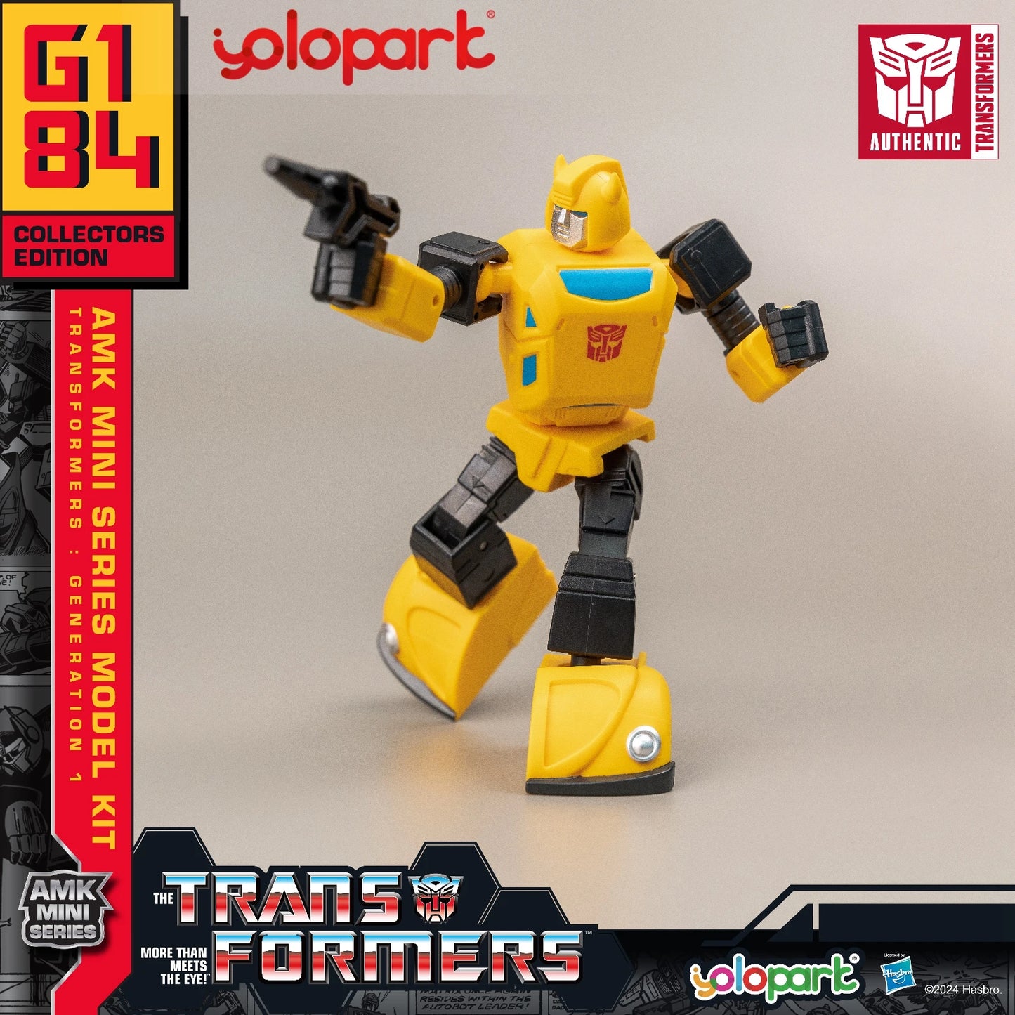 YOLOPARK Transformers Action Figures Toys 12cm/4.72 G1 Action Figures Optimus Prime Megatron Bumblebee Soundwave Starscream