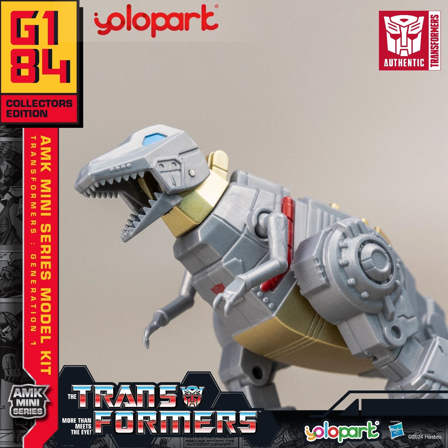 YOLOPARK Transformers Action Figures Toys 12cm/4.72 G1 Action Figures Optimus Prime Megatron Bumblebee Soundwave Starscream