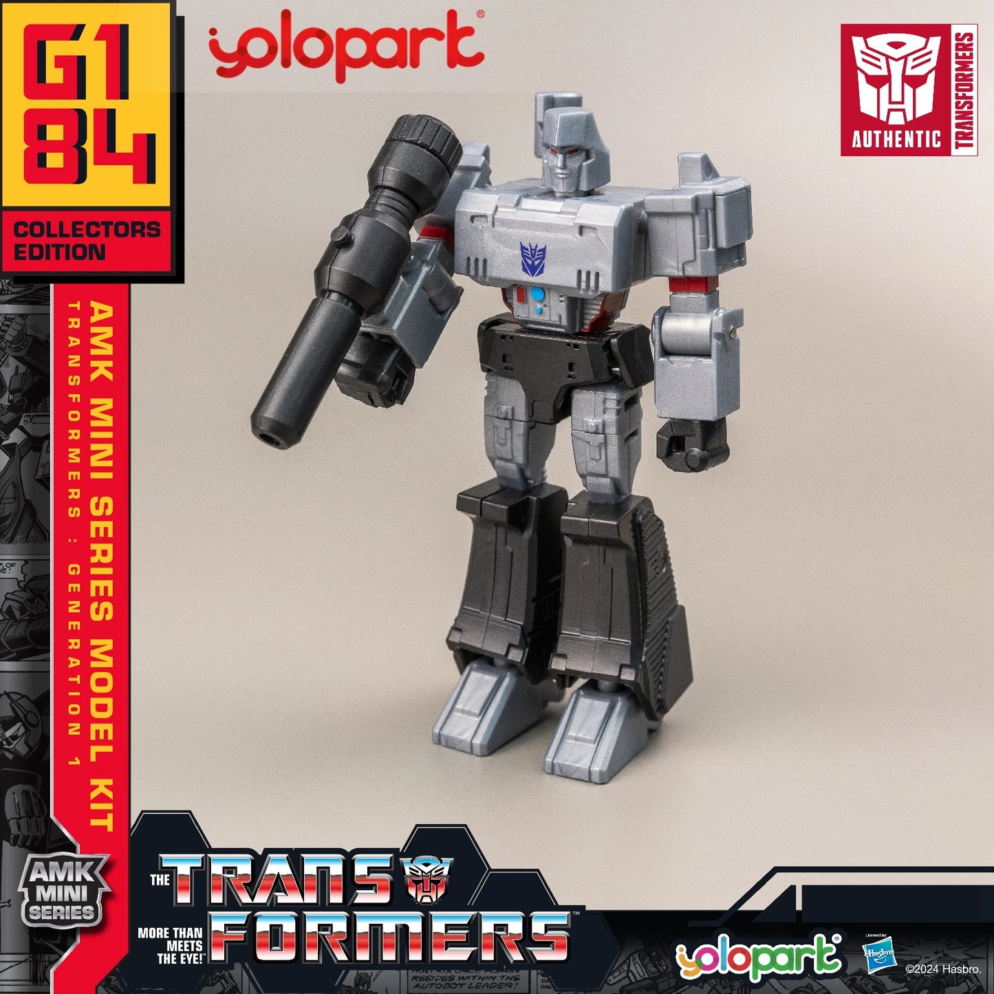 YOLOPARK Transformers Action Figures Toys 12cm/4.72 G1 Action Figures Optimus Prime Megatron Bumblebee Soundwave Starscream