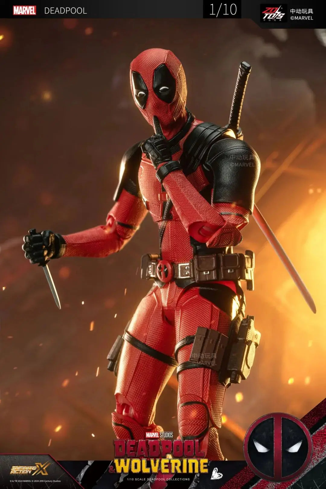2024 movies Deadpool & Wolverine Figures ZD Toys DDeadpool & Friend Collection Adult Action Figures Kids Gift