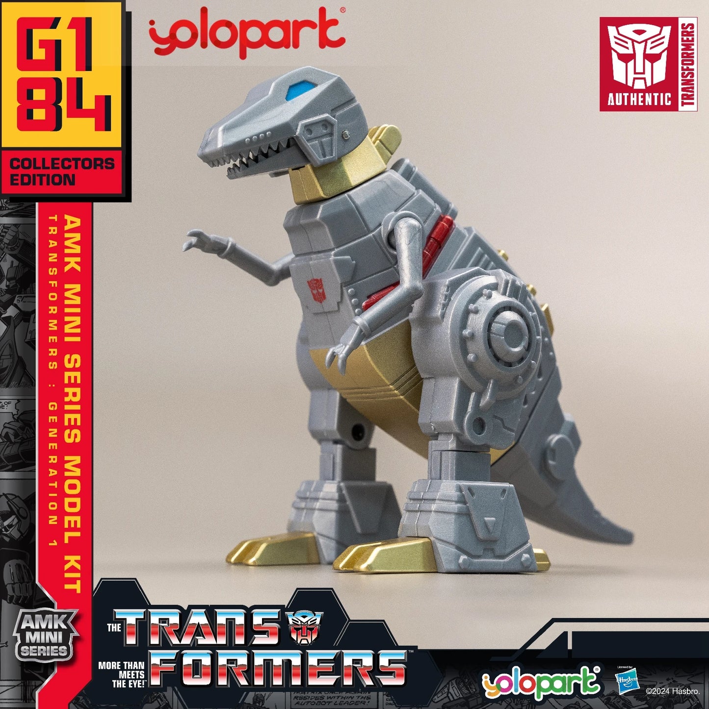 YOLOPARK Transformers Action Figures Toys 12cm/4.72 G1 Action Figures Optimus Prime Megatron Bumblebee Soundwave Starscream