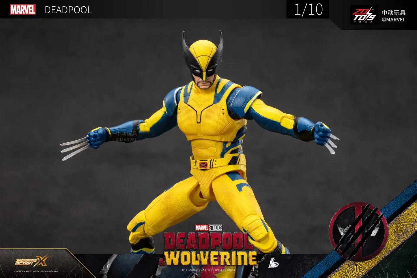 2024 movies Deadpool & Wolverine Figures ZD Toys DDeadpool & Friend Collection Adult Action Figures Kids Gift