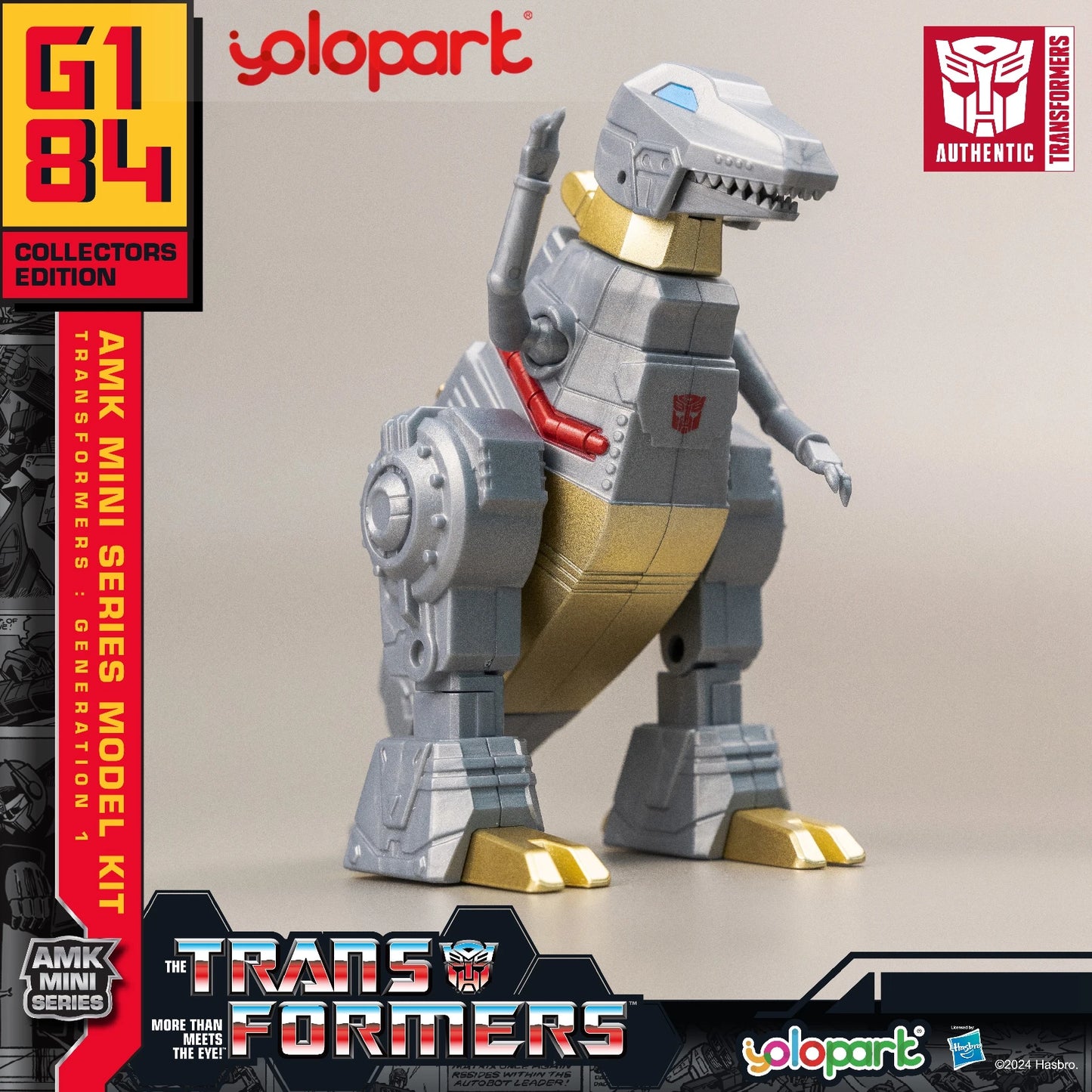 YOLOPARK Transformers Action Figures Toys 12cm/4.72 G1 Action Figures Optimus Prime Megatron Bumblebee Soundwave Starscream