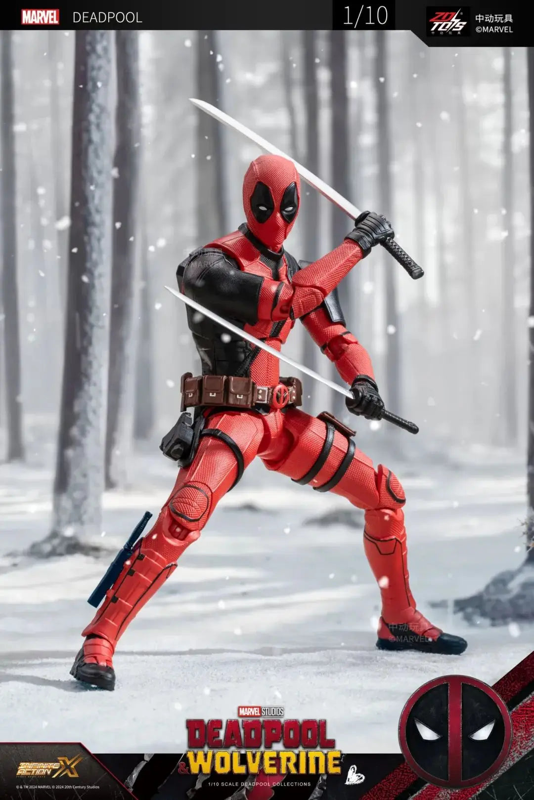 2024 movies Deadpool & Wolverine Figures ZD Toys DDeadpool & Friend Collection Adult Action Figures Kids Gift