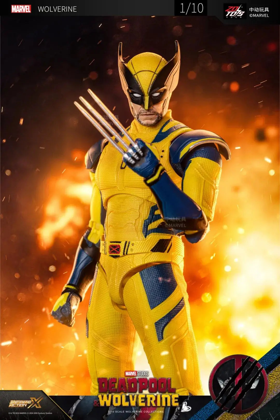 2024 movies Deadpool & Wolverine Figures ZD Toys DDeadpool & Friend Collection Adult Action Figures Kids Gift