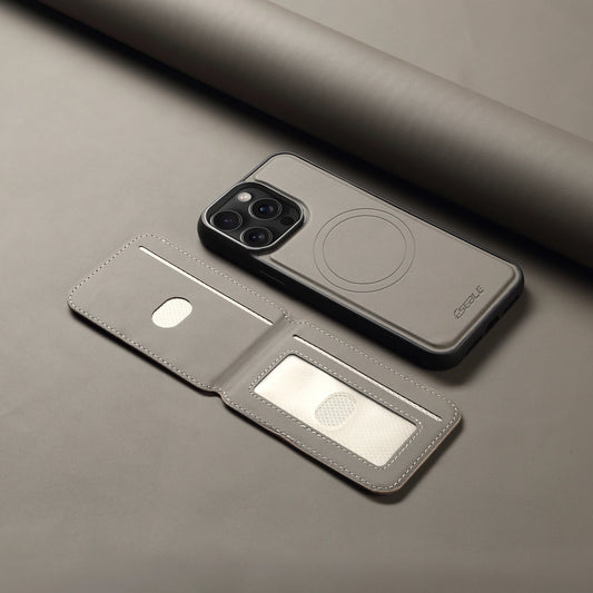 2 In 1 Detachable Magnetic Leather Case for IPhone 17 16 Pro Max 15 14 13  Wallet Cover Cards Holder Pocket