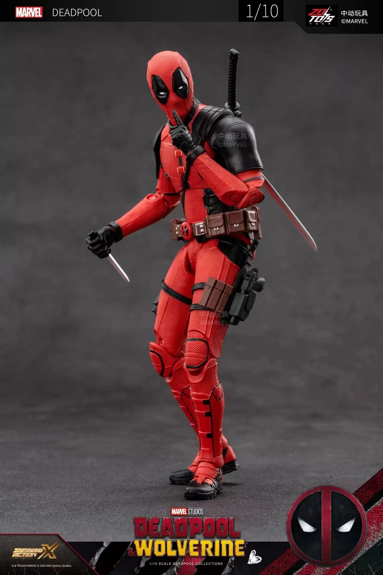 2024 movies Deadpool & Wolverine Figures ZD Toys DDeadpool & Friend Collection Adult Action Figures Kids Gift