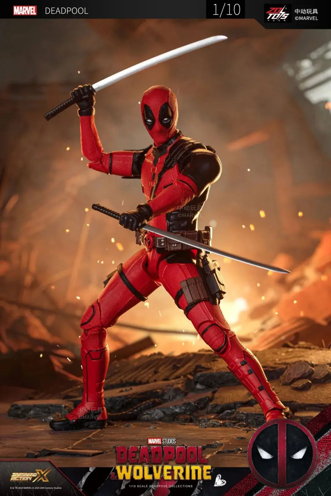2024 movies Deadpool & Wolverine Figures ZD Toys DDeadpool & Friend Collection Adult Action Figures Kids Gift