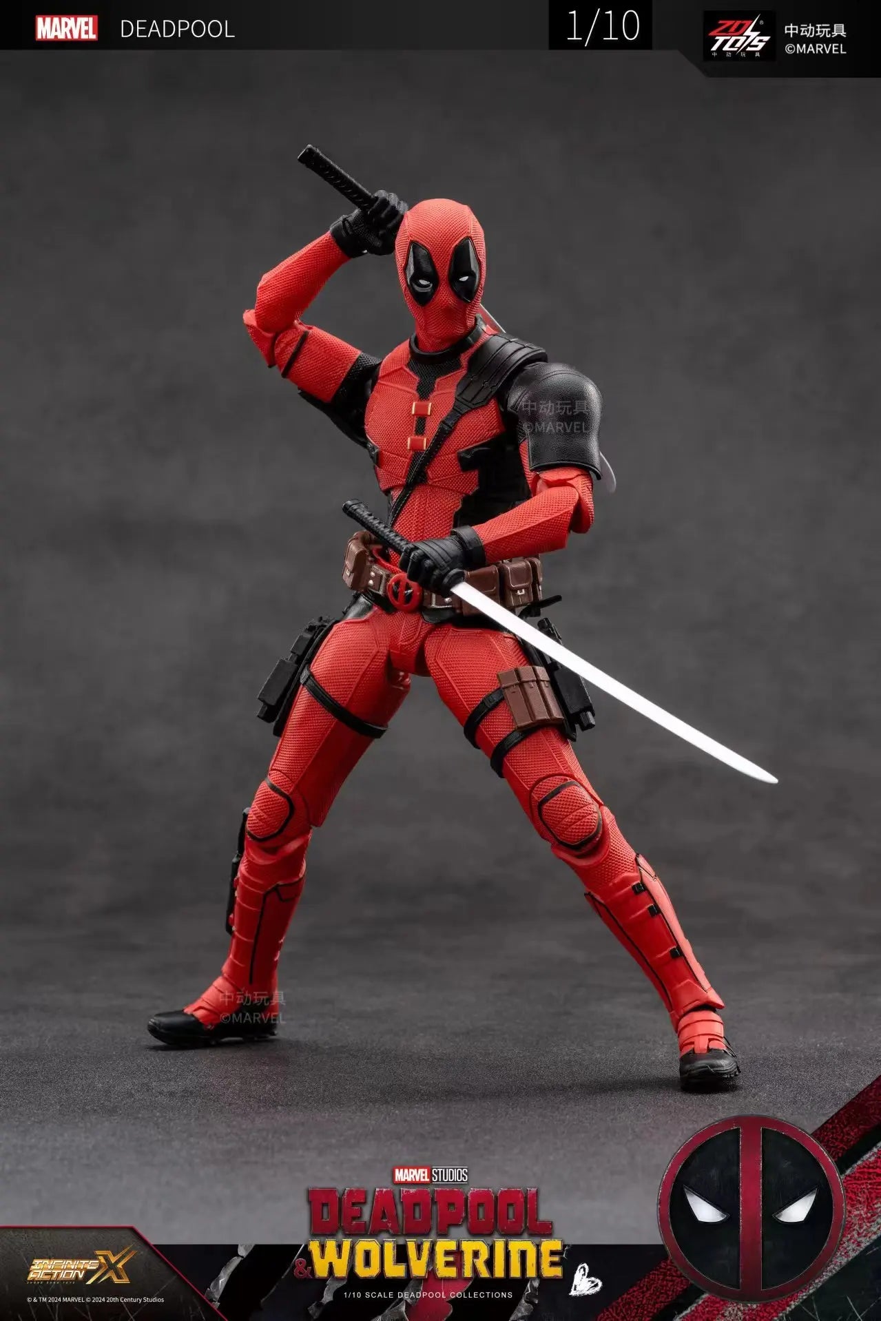 2024 movies Deadpool & Wolverine Figures ZD Toys DDeadpool & Friend Collection Adult Action Figures Kids Gift