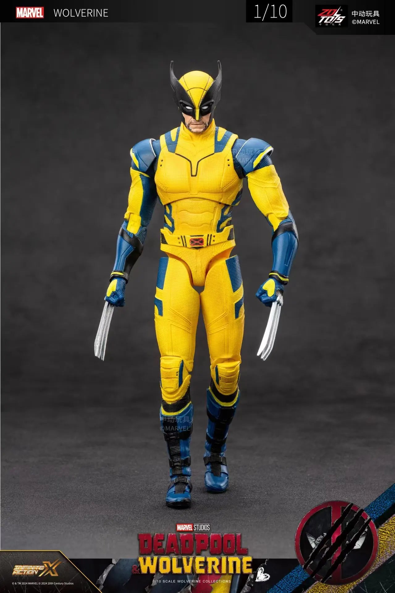 2024 movies Deadpool & Wolverine Figures ZD Toys DDeadpool & Friend Collection Adult Action Figures Kids Gift