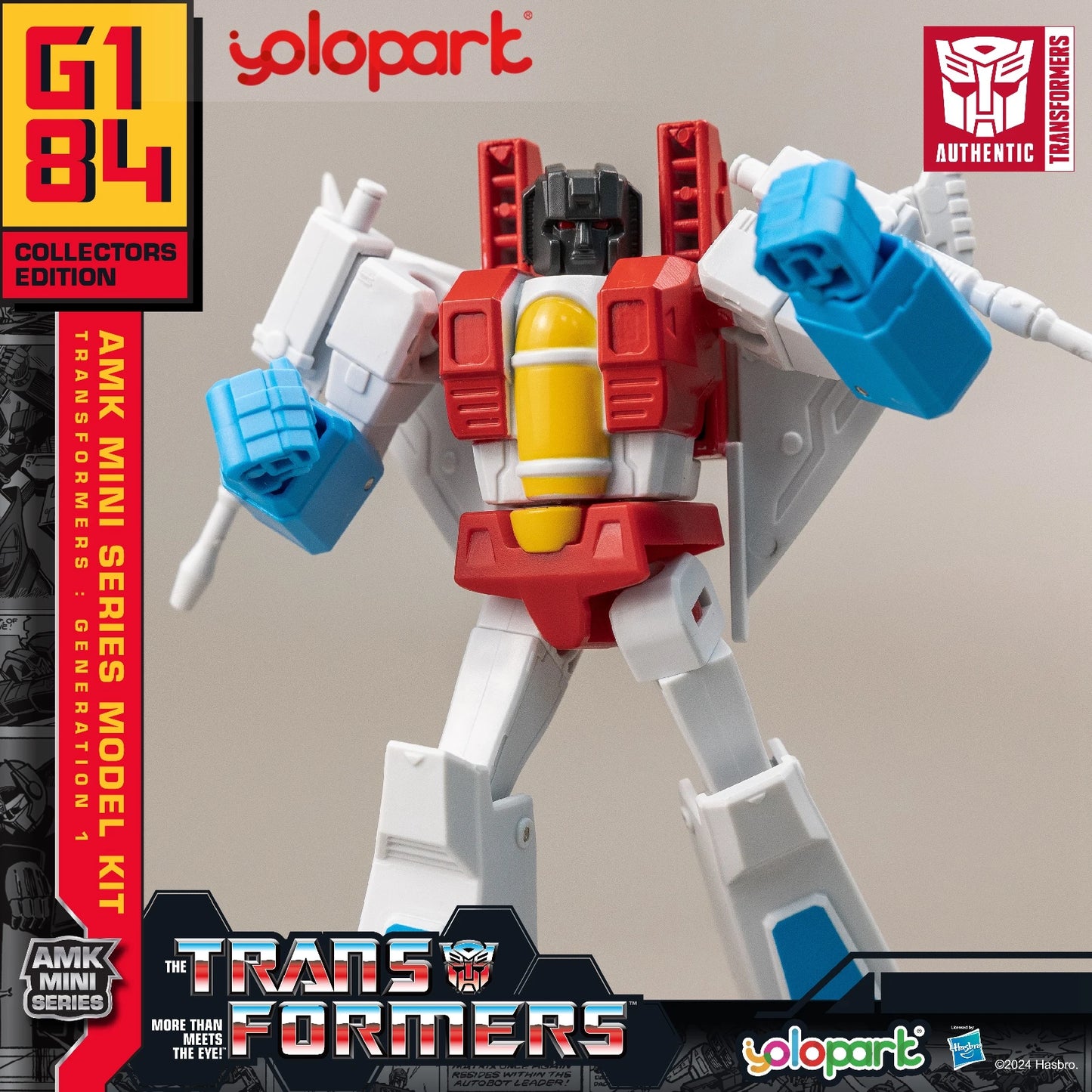 YOLOPARK Transformers Action Figures Toys 12cm/4.72 G1 Action Figures Optimus Prime Megatron Bumblebee Soundwave Starscream