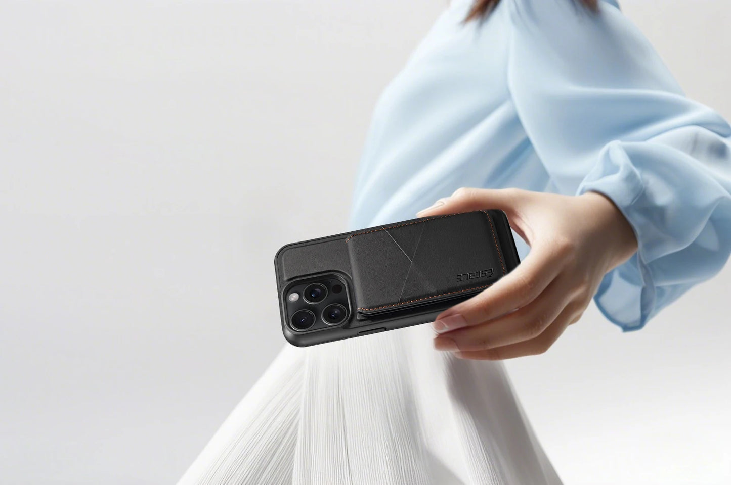 2 In 1 Detachable Magnetic Leather Case for IPhone 17 16 Pro Max 15 14 13  Wallet Cover Cards Holder Pocket