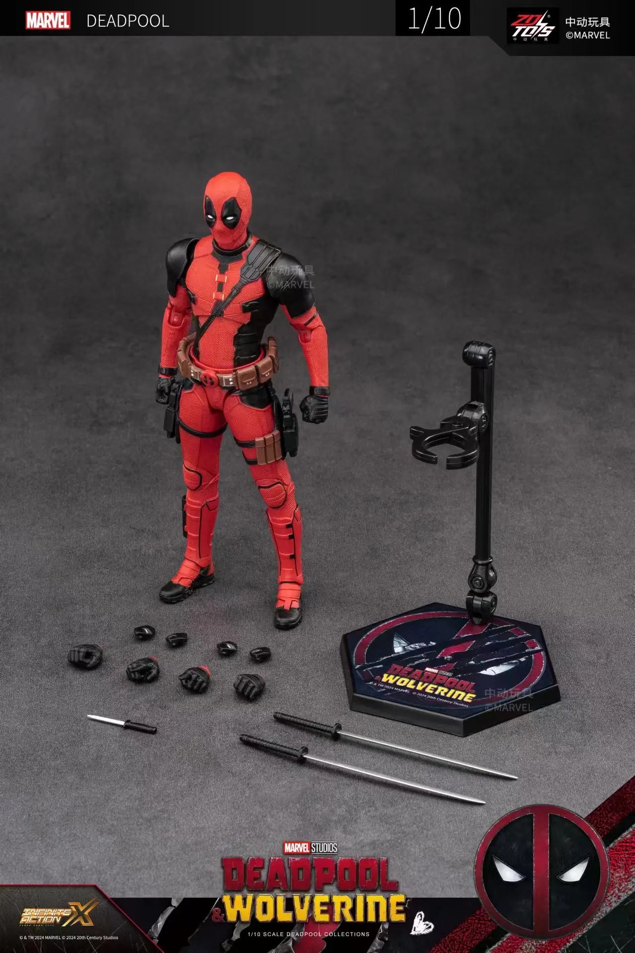 2024 movies Deadpool & Wolverine Figures ZD Toys DDeadpool & Friend Collection Adult Action Figures Kids Gift