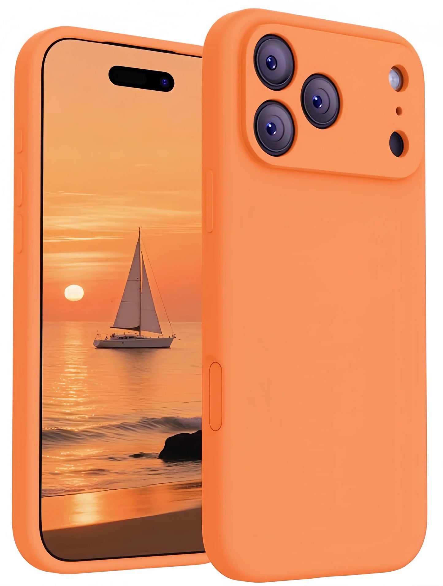 Liquid Silicone Protective Case for iPhone 17 Pro Max/17 /17 Pro,Camera All-Round Protection,Soft Microfiber Lining Anti-Scratch