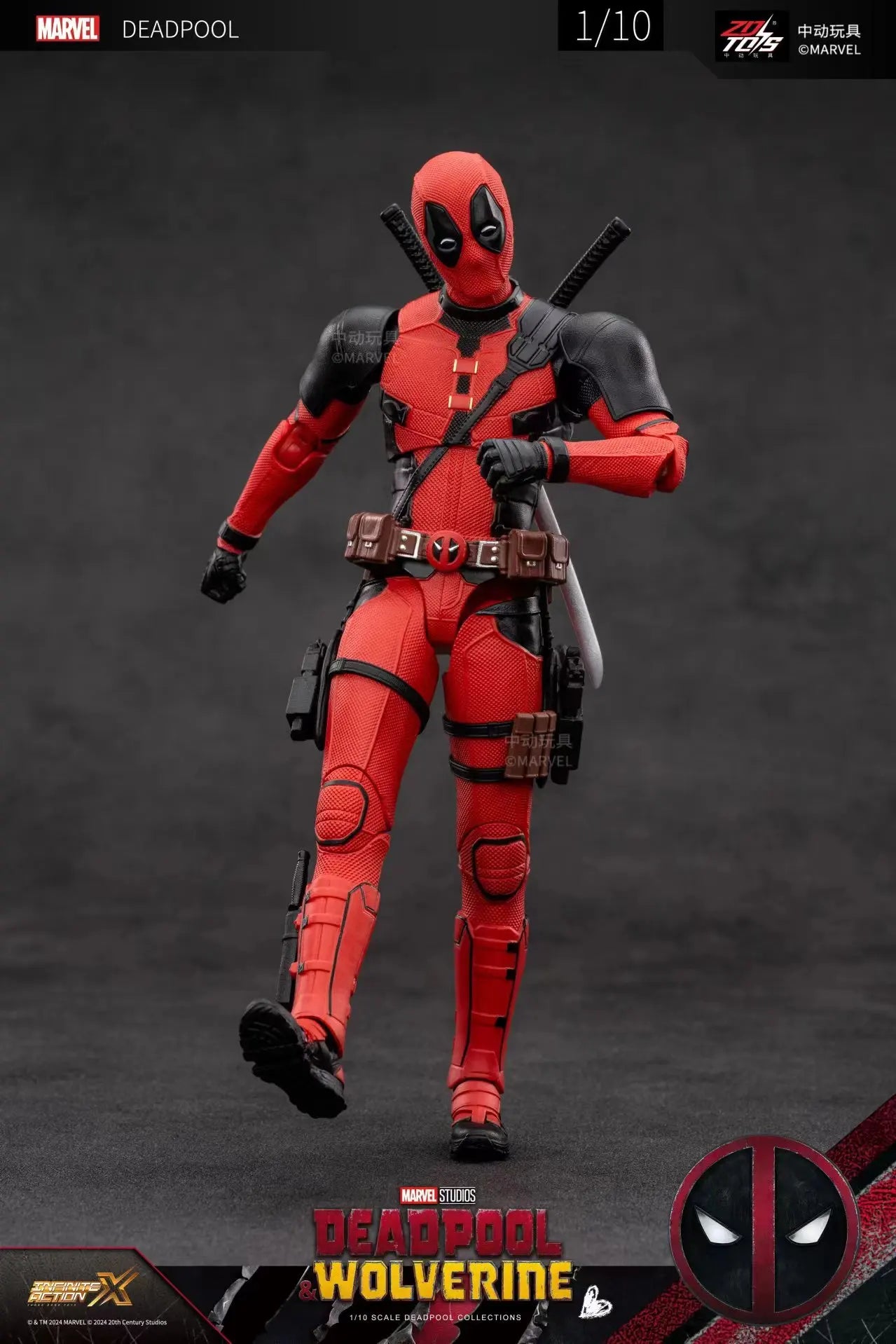 2024 movies Deadpool & Wolverine Figures ZD Toys DDeadpool & Friend Collection Adult Action Figures Kids Gift