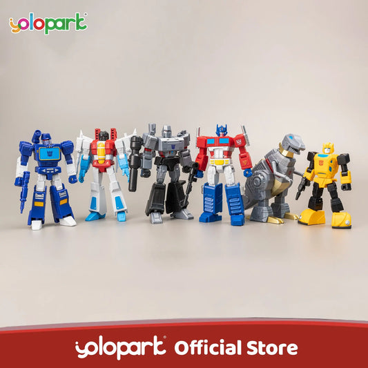 YOLOPARK Transformers Action Figures Toys 12cm/4.72 G1 Action Figures Optimus Prime Megatron Bumblebee Soundwave Starscream