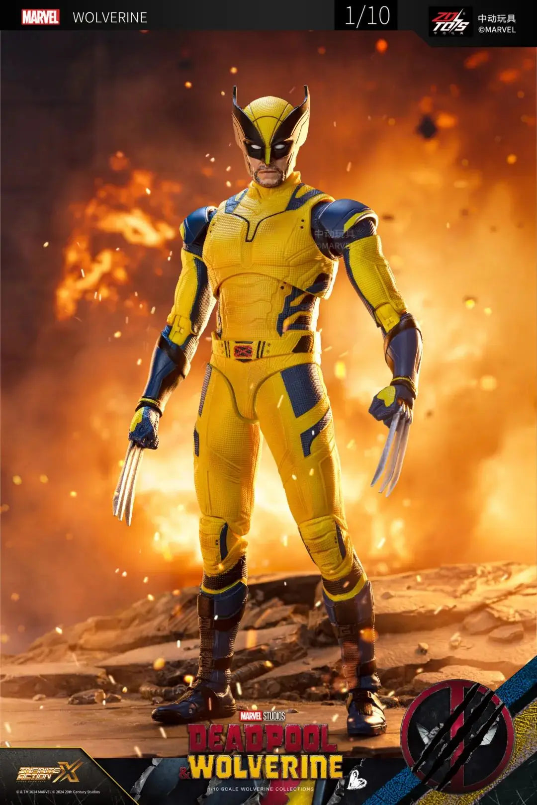 2024 movies Deadpool & Wolverine Figures ZD Toys DDeadpool & Friend Collection Adult Action Figures Kids Gift