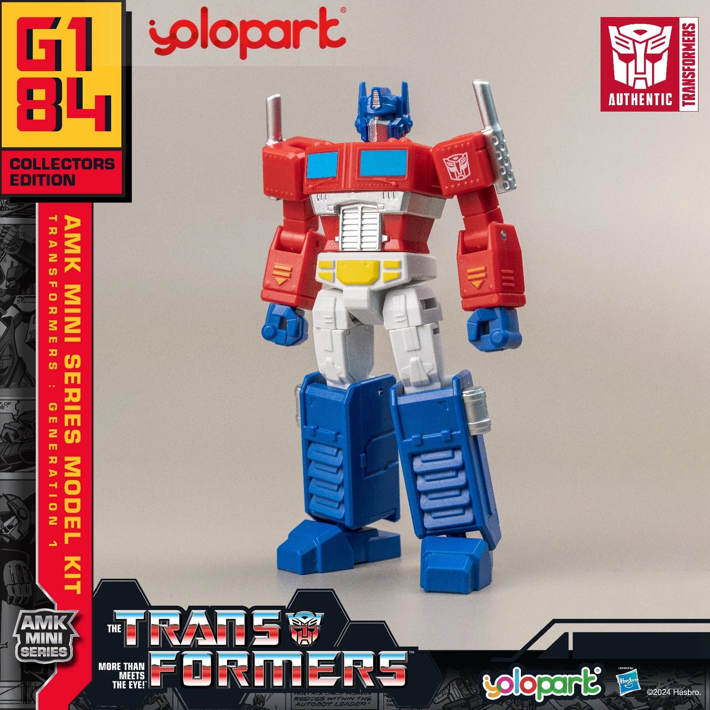 YOLOPARK Transformers Action Figures Toys 12cm/4.72 G1 Action Figures Optimus Prime Megatron Bumblebee Soundwave Starscream