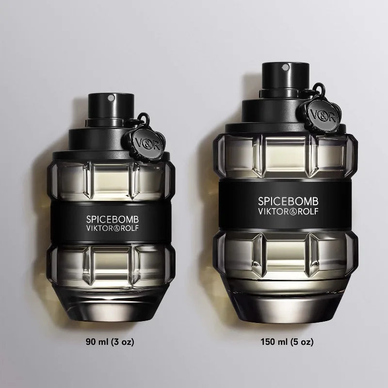 Viktor&Rolf Spicebomb Eau De Toilette Woody Spicy Cologne Men with Notes Citrus Tobacco 90ML Long Lasting Fragrance Cologne