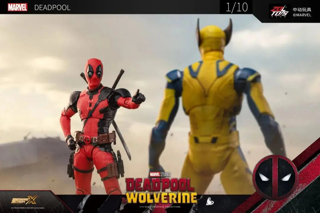 2024 movies Deadpool & Wolverine Figures ZD Toys DDeadpool & Friend Collection Adult Action Figures Kids Gift