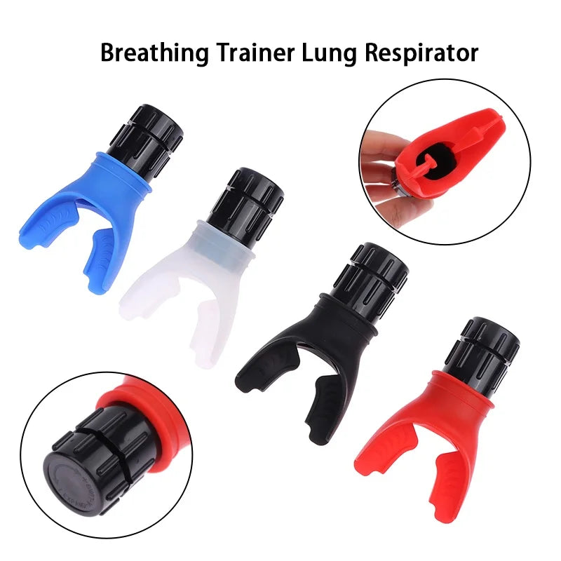 Breathing Trainer Lung Respirator Fitness Equipment Respiratory Silicone High Altitude Training Outdoor Expiratory Exercise Tool