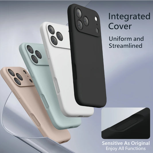 Liquid Silicone Protective Case for iPhone 17 Pro Max/17 /17 Pro,Camera All-Round Protection,Soft Microfiber Lining Anti-Scratch