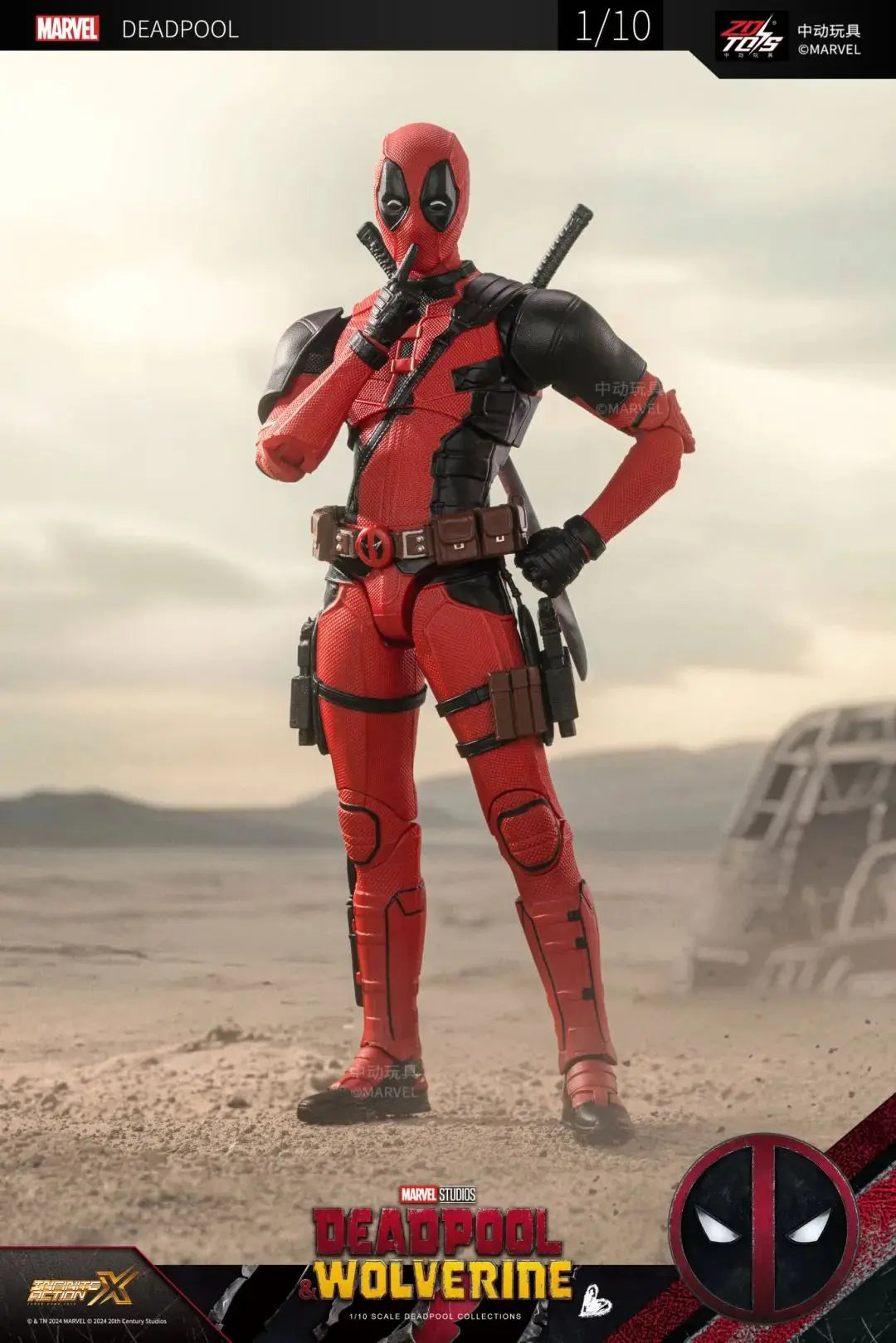 2024 movies Deadpool & Wolverine Figures ZD Toys DDeadpool & Friend Collection Adult Action Figures Kids Gift