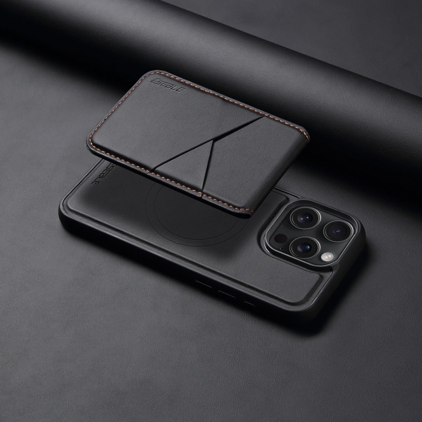 2 In 1 Detachable Magnetic Leather Case for IPhone 17 16 Pro Max 15 14 13  Wallet Cover Cards Holder Pocket