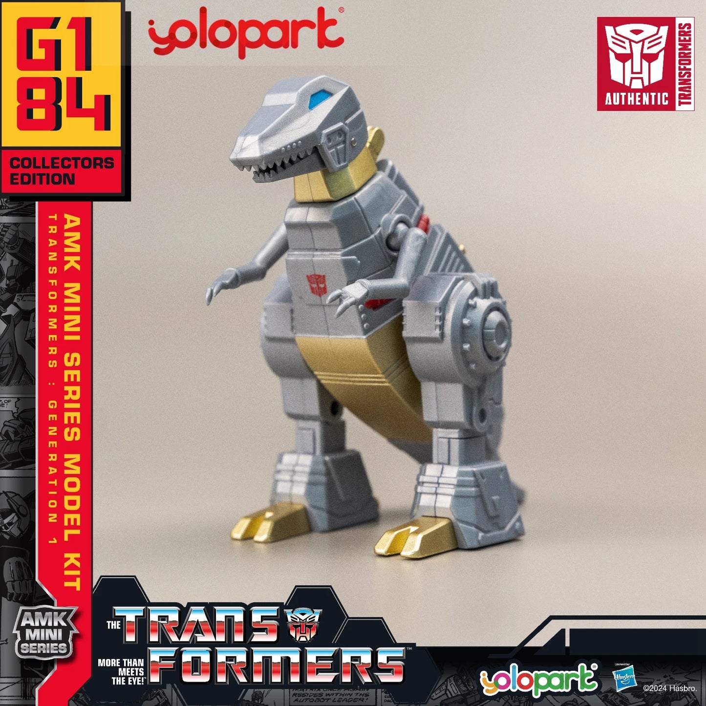 YOLOPARK Transformers Action Figures Toys 12cm/4.72 G1 Action Figures Optimus Prime Megatron Bumblebee Soundwave Starscream